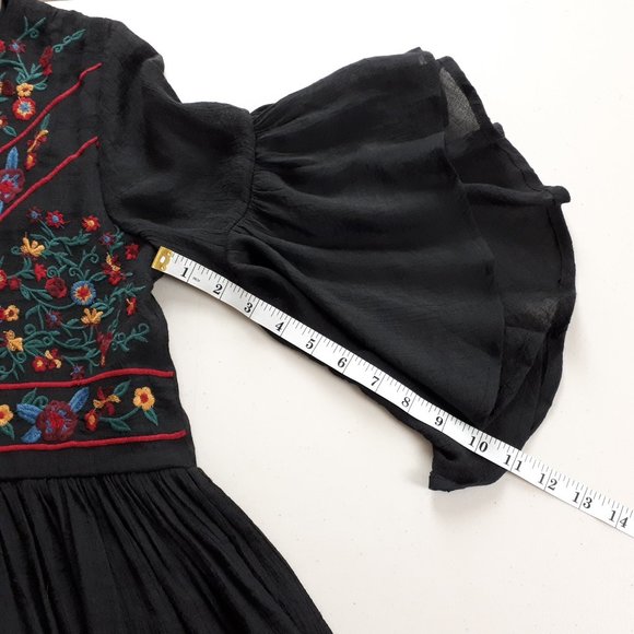 Umgee Black Embroidered Boho Dress - Picture 11 of 16